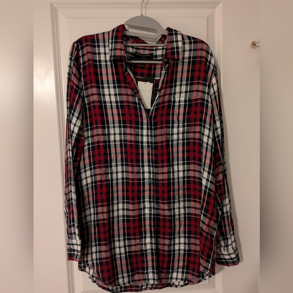 BNWT Banana Republic Boyfriend Fit button-up shirt - Picture 1 of 5